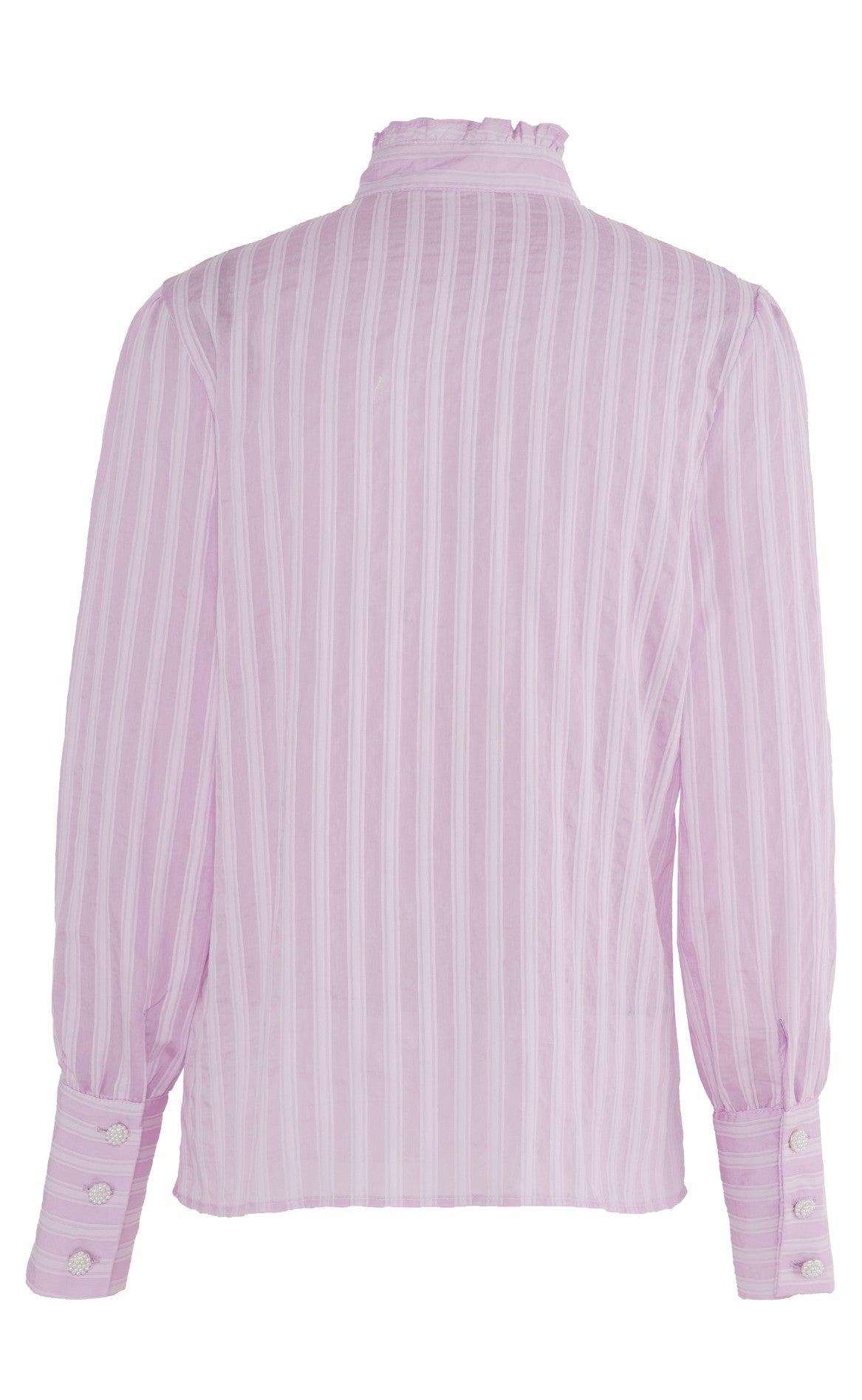 Say INA Copenhagen Skjorte - Sophia - Lilac Striped