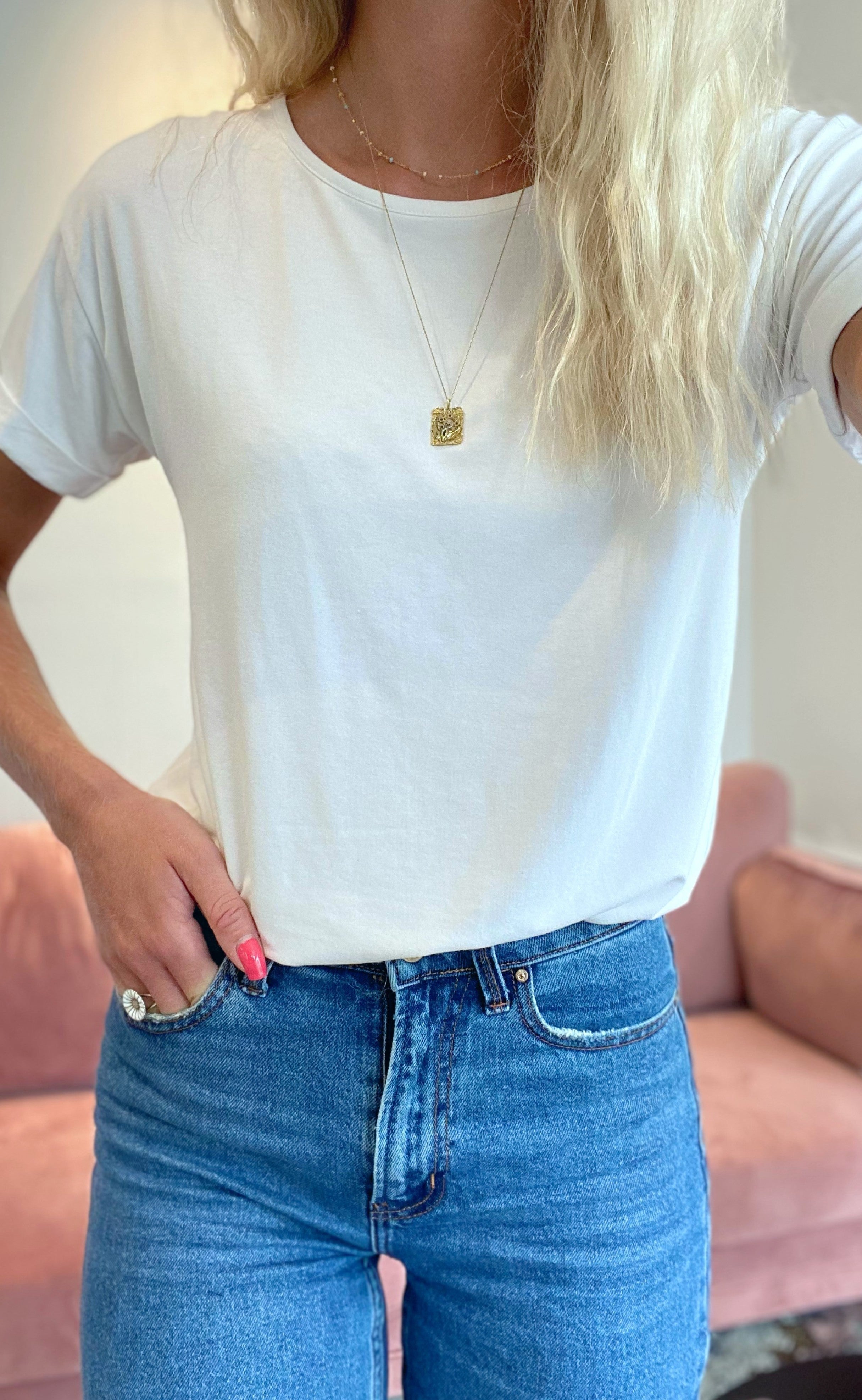 Say INA Copenhagen T-shirt - Lene - White
