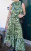 Say INA Copenhagen Top - Ellen - Green Leo (vendbar)