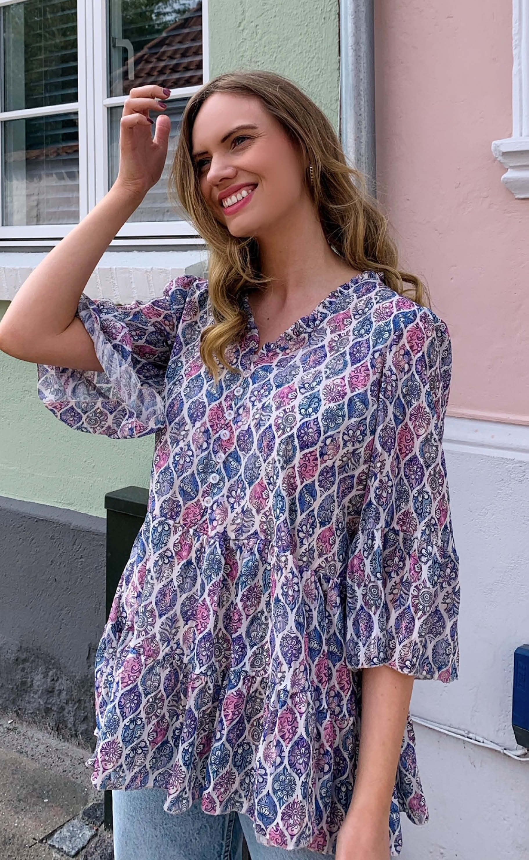 Say INA Copenhagen Top - Isabella - Flower Mix