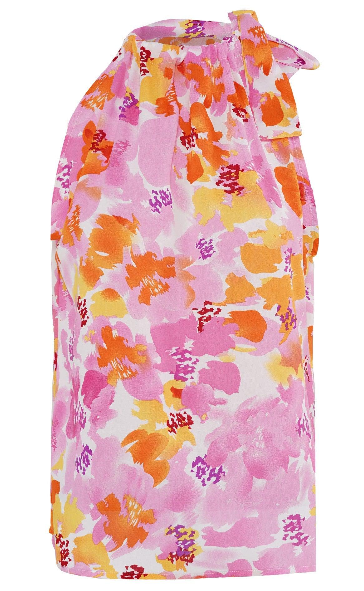 Say INA Copenhagen Top - Karo - Tropical Flowers