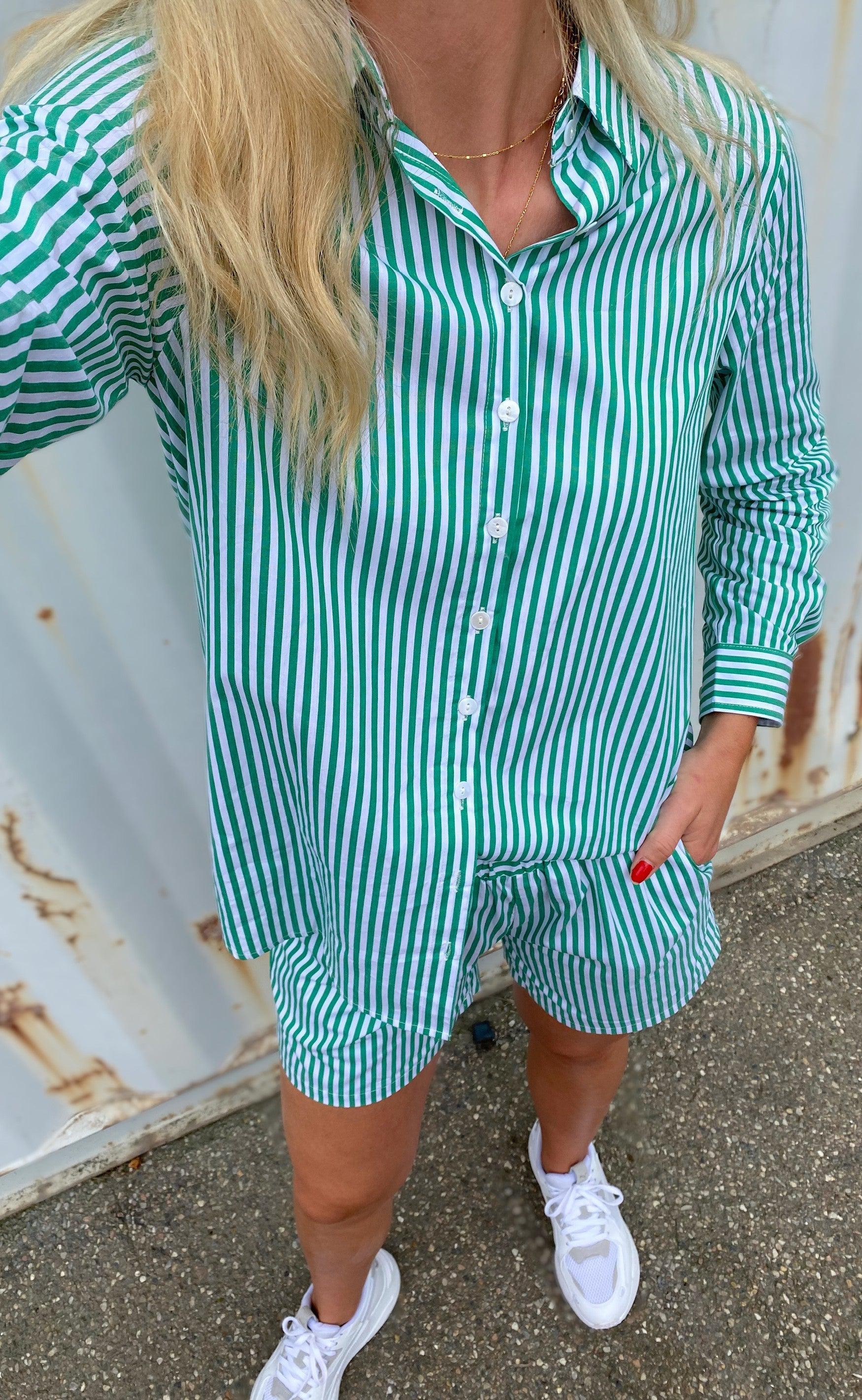Sejer INKLUSIV Shorts - Skagen - Hvid/Grøn