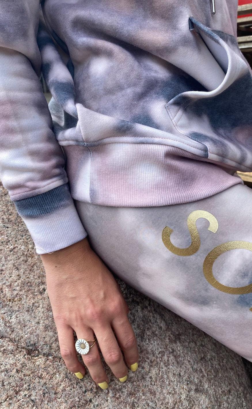 Sofie Schnoor Hoodie - S221298 - Camel Tie Dye