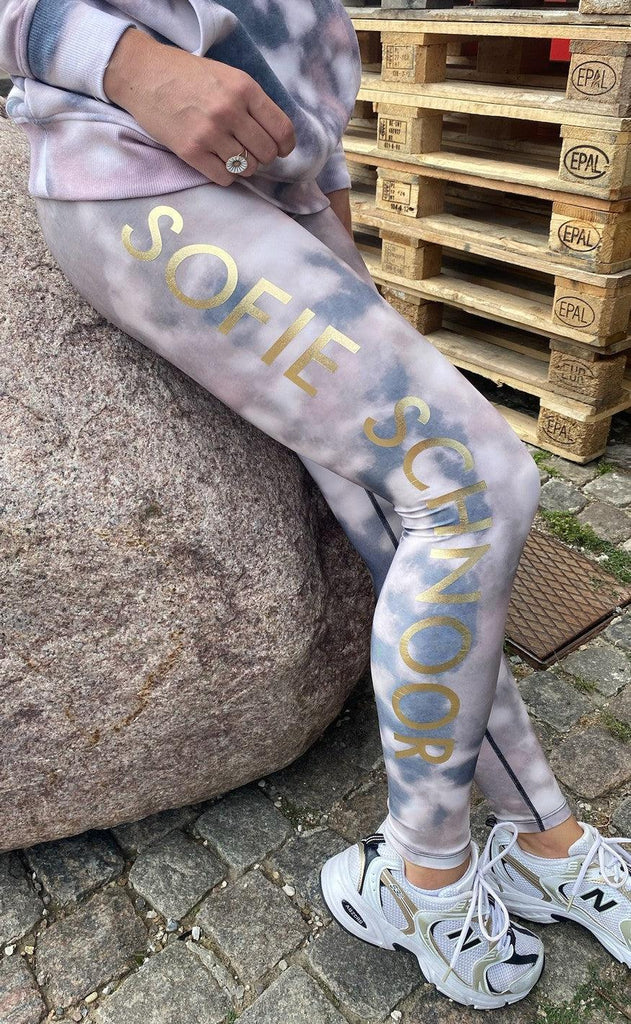 Sofie Schnoor Leggings - S221360 - Camel Tie Dye