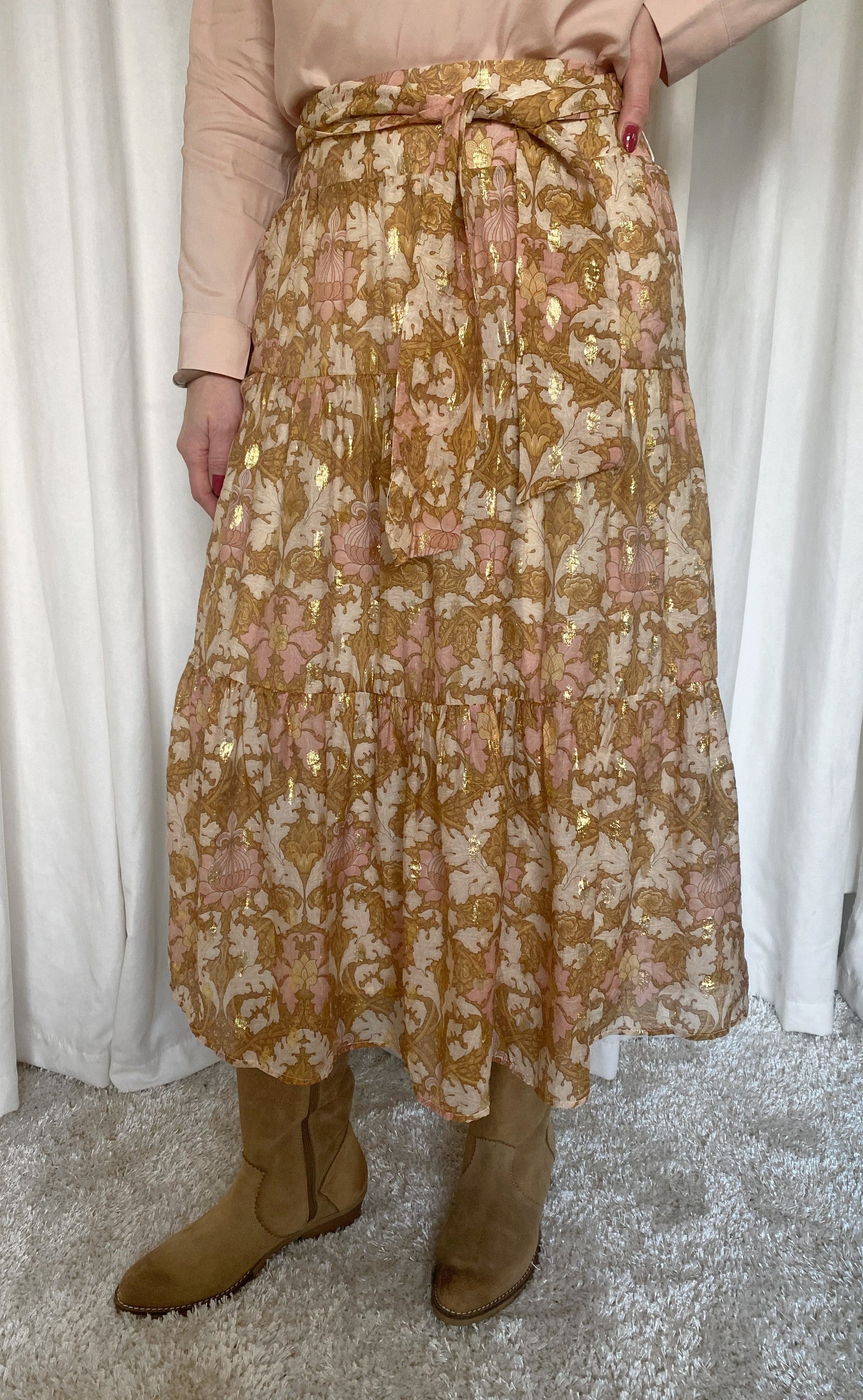 Sofie Schnoor Nederdel S211229 - Solvej - Dark Yellow