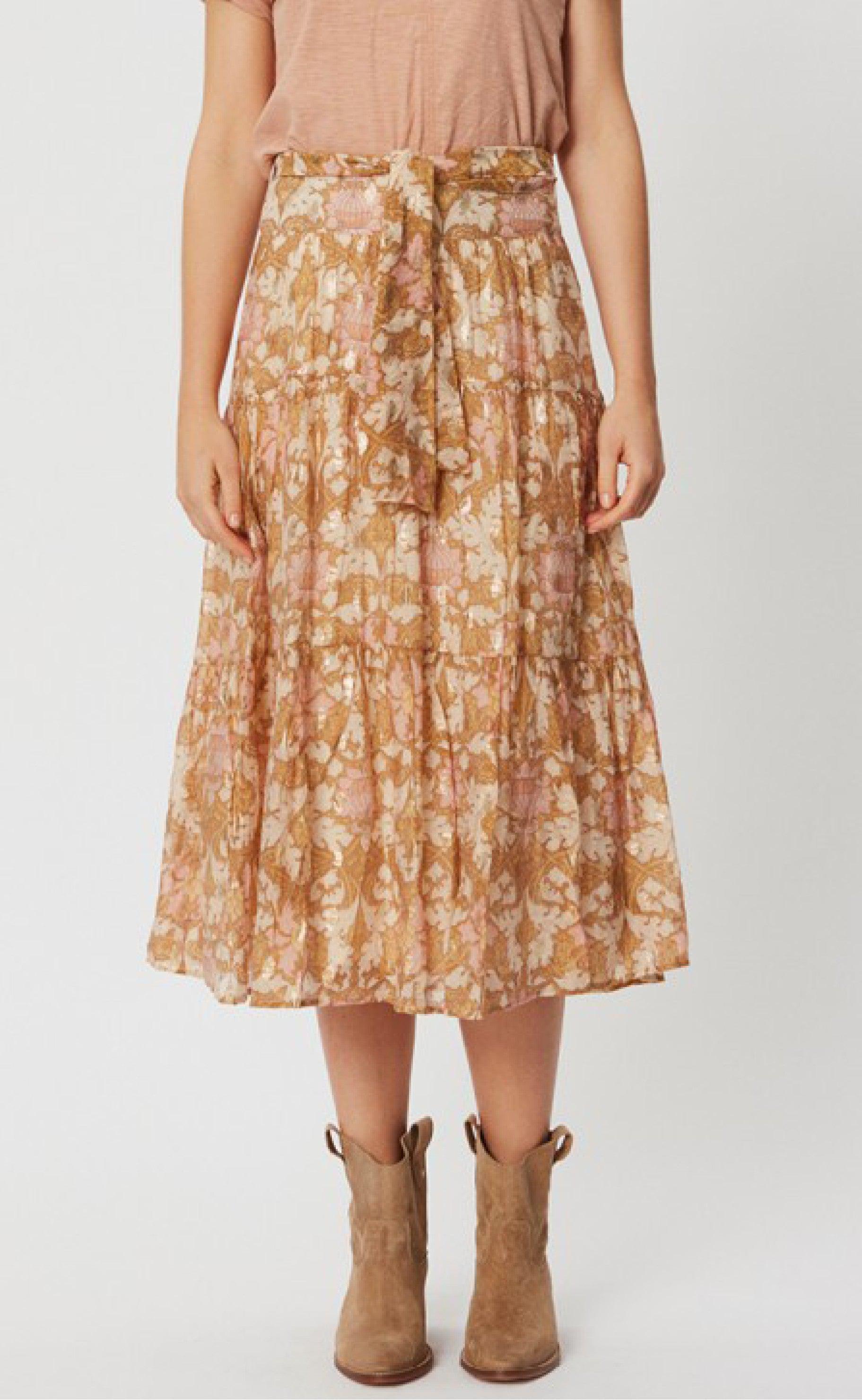 Sofie Schnoor Nederdel S211229 - Solvej - Dark Yellow