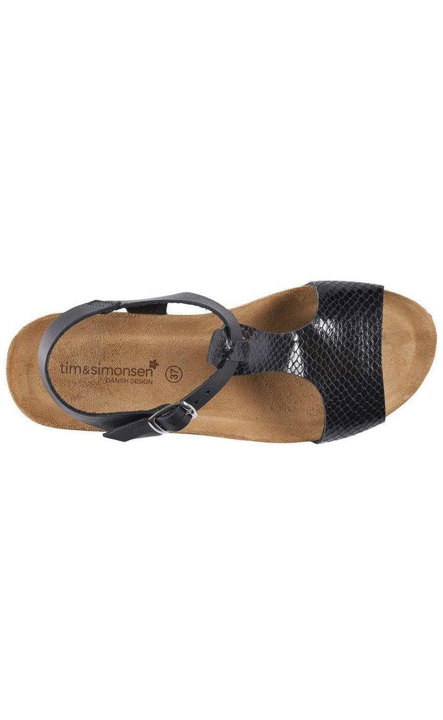 TIM & SIMONSEN ANNE SANDAL BLACK