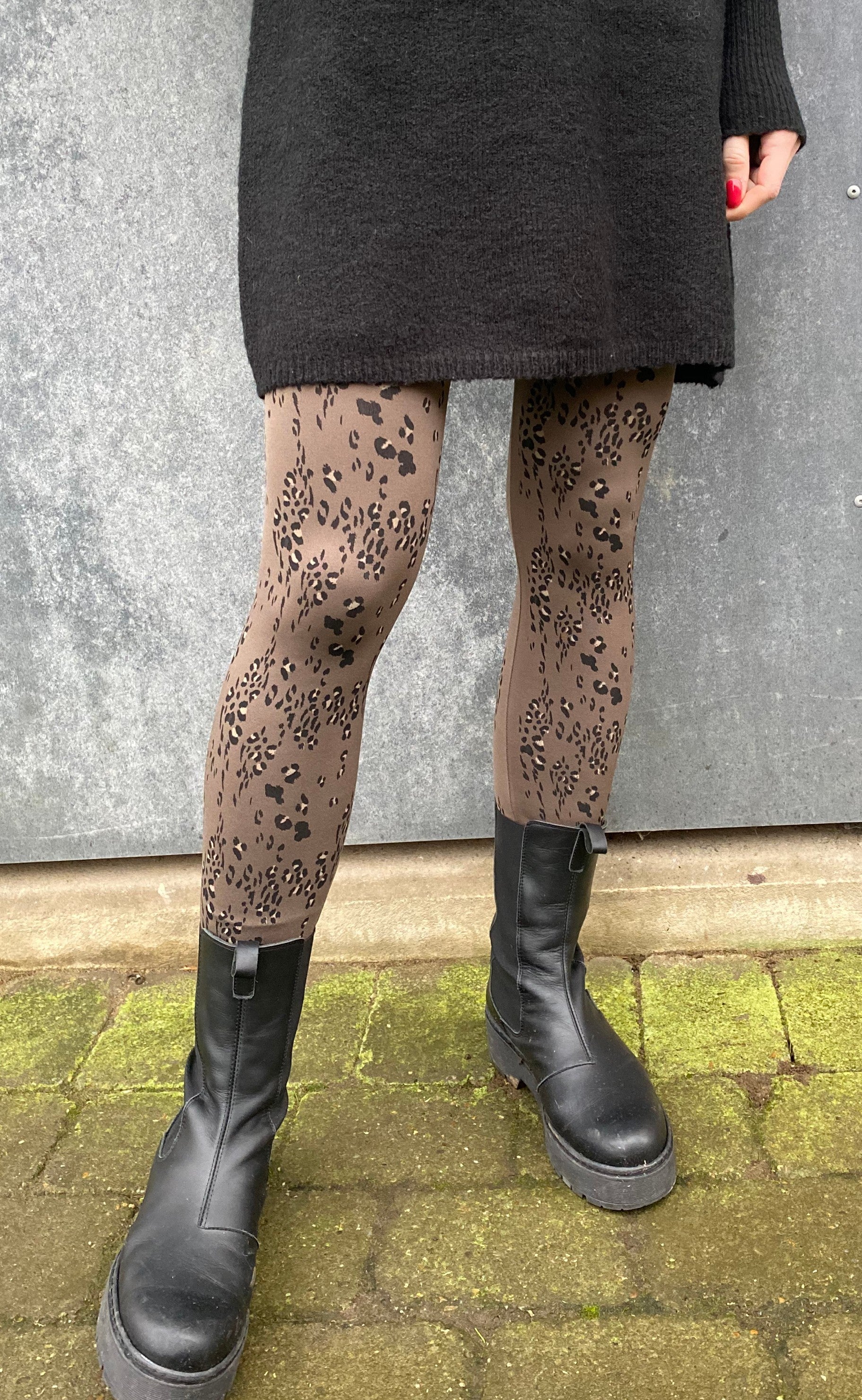 Tim & Simonsen Legging - Leopard - Taupe