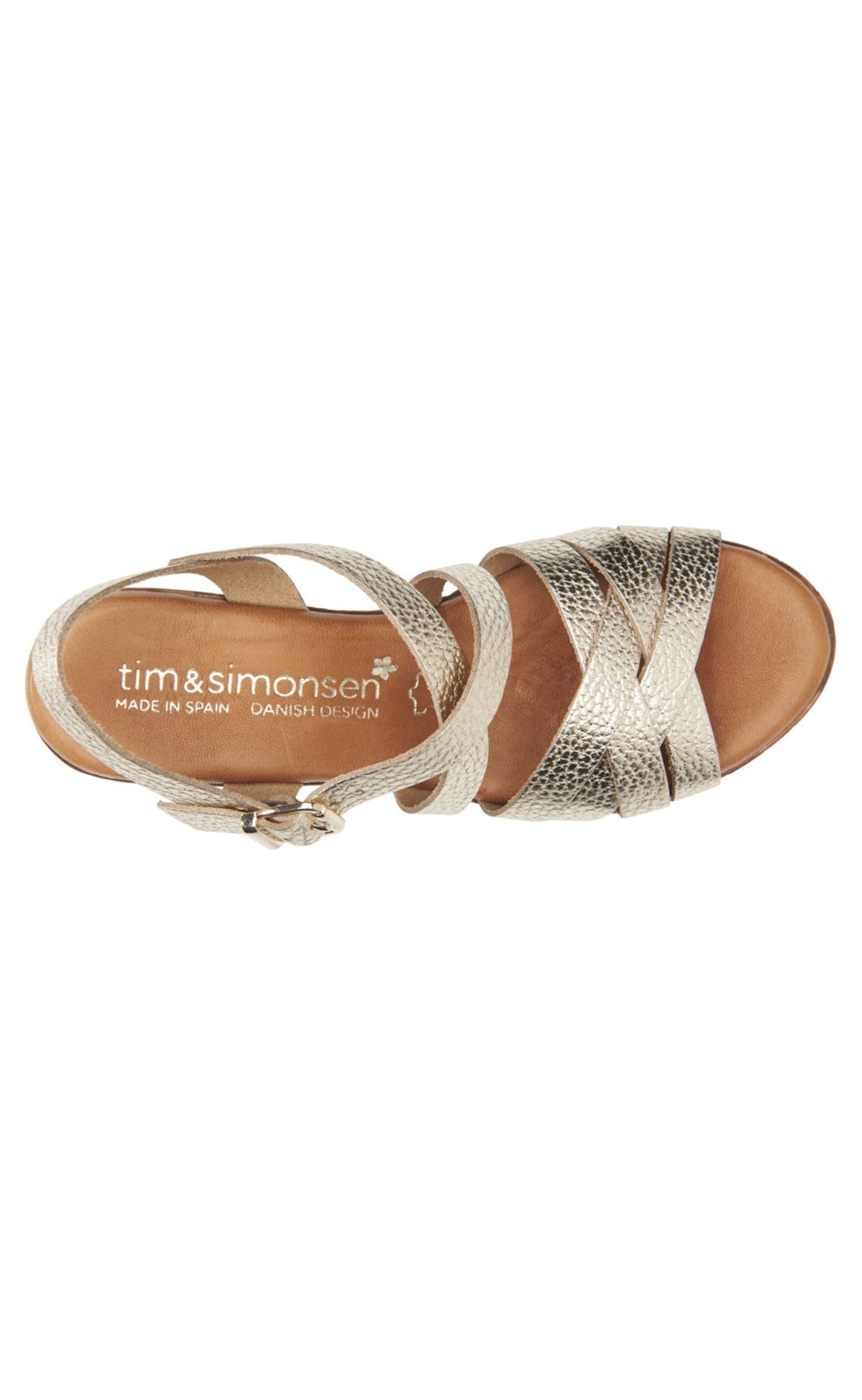Tim & Simonsen Sandaler - Marga - Metal Platino