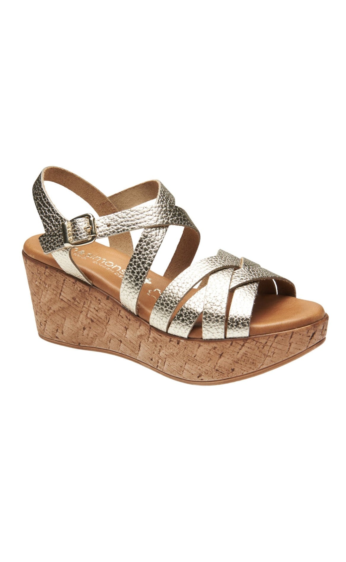 Tim & Simonsen Sandaler - Marga - Metal Platino