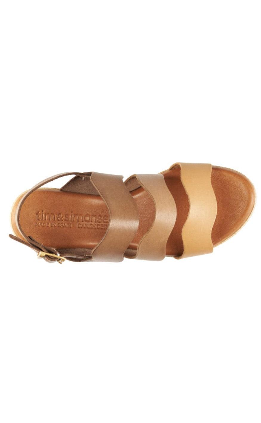 Tim & Simonsen Sandaler - Smilla - Bicolor Taupe