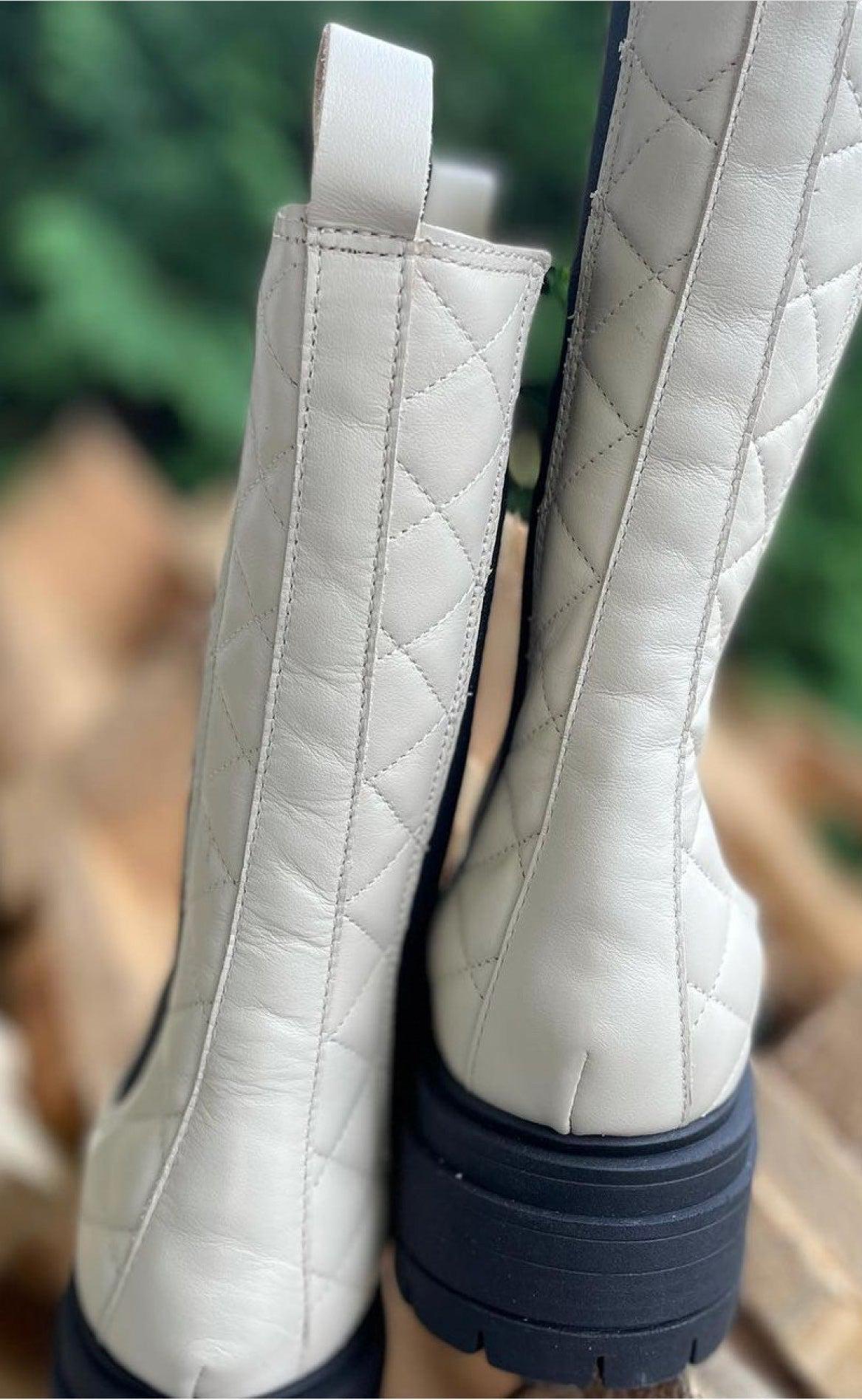 Tim & Simonsen Støvler - Kira Quilt - Beige