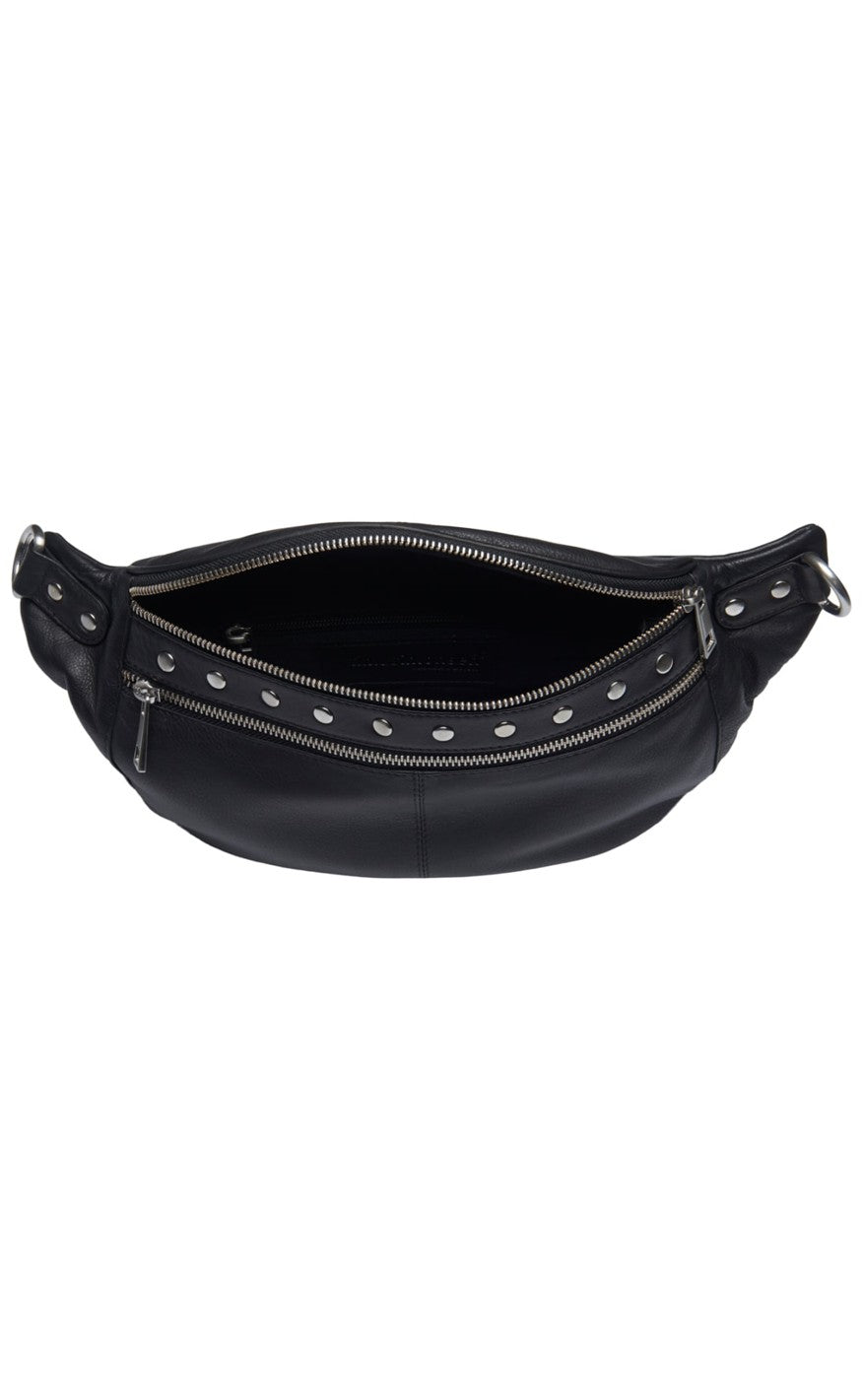 Tim & Simonsen Taske - Astrid Stud Bumbag - Black