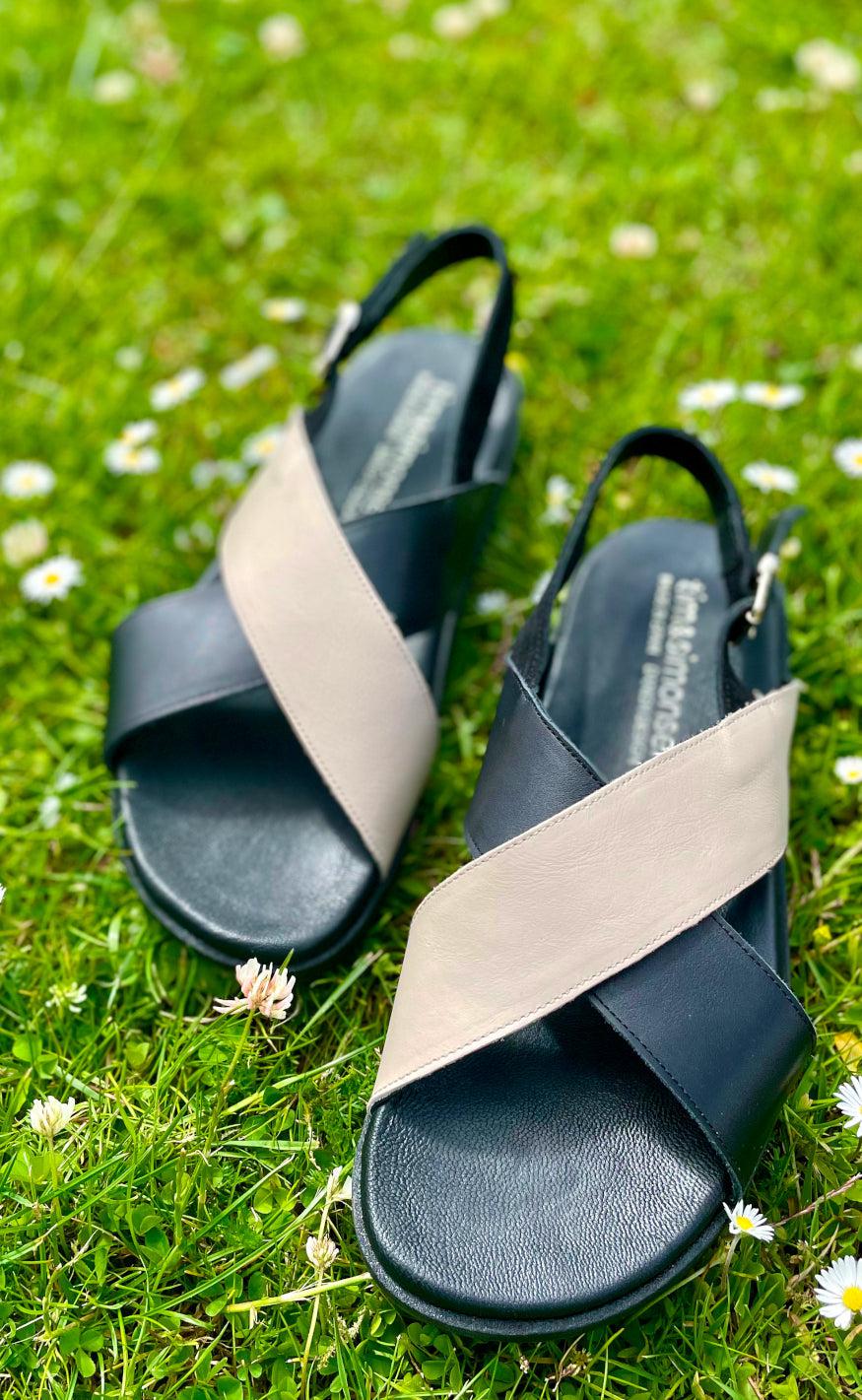 Tim & Simonsen x Fashionbystrand Sandal - Stine - Black/Ivory
