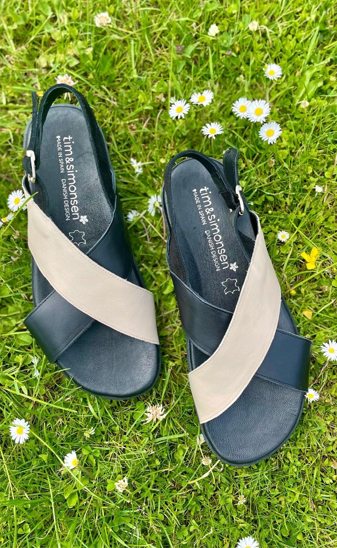 Tim & Simonsen x Fashionbystrand Sandal - Stine - Black/Ivory