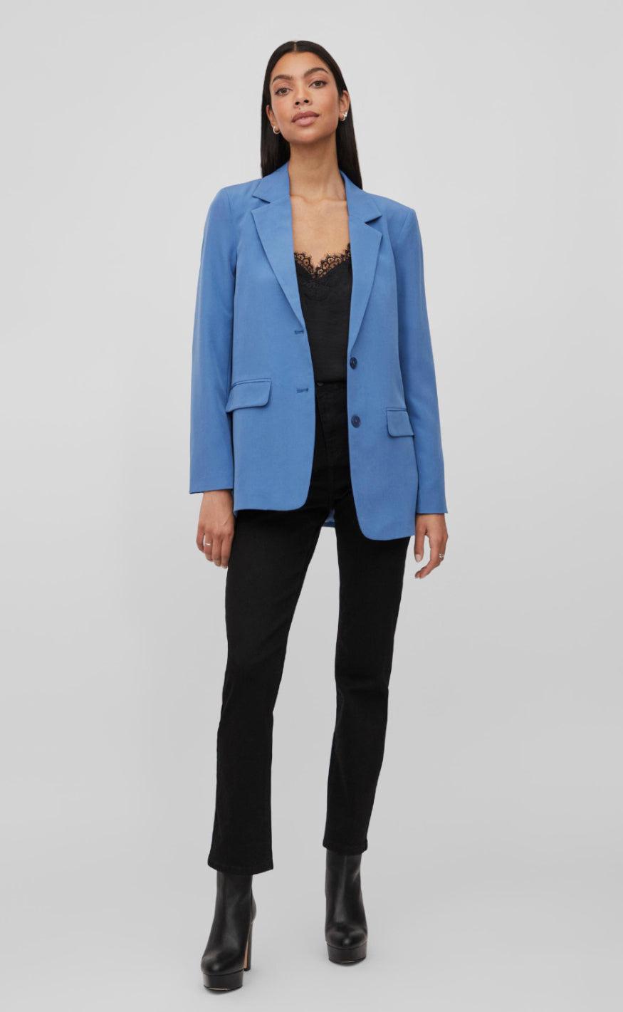 VILA Blazer - Kamma - Federal Blue