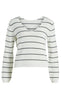 VILA Bluse - Chao - White Alyssum/Black