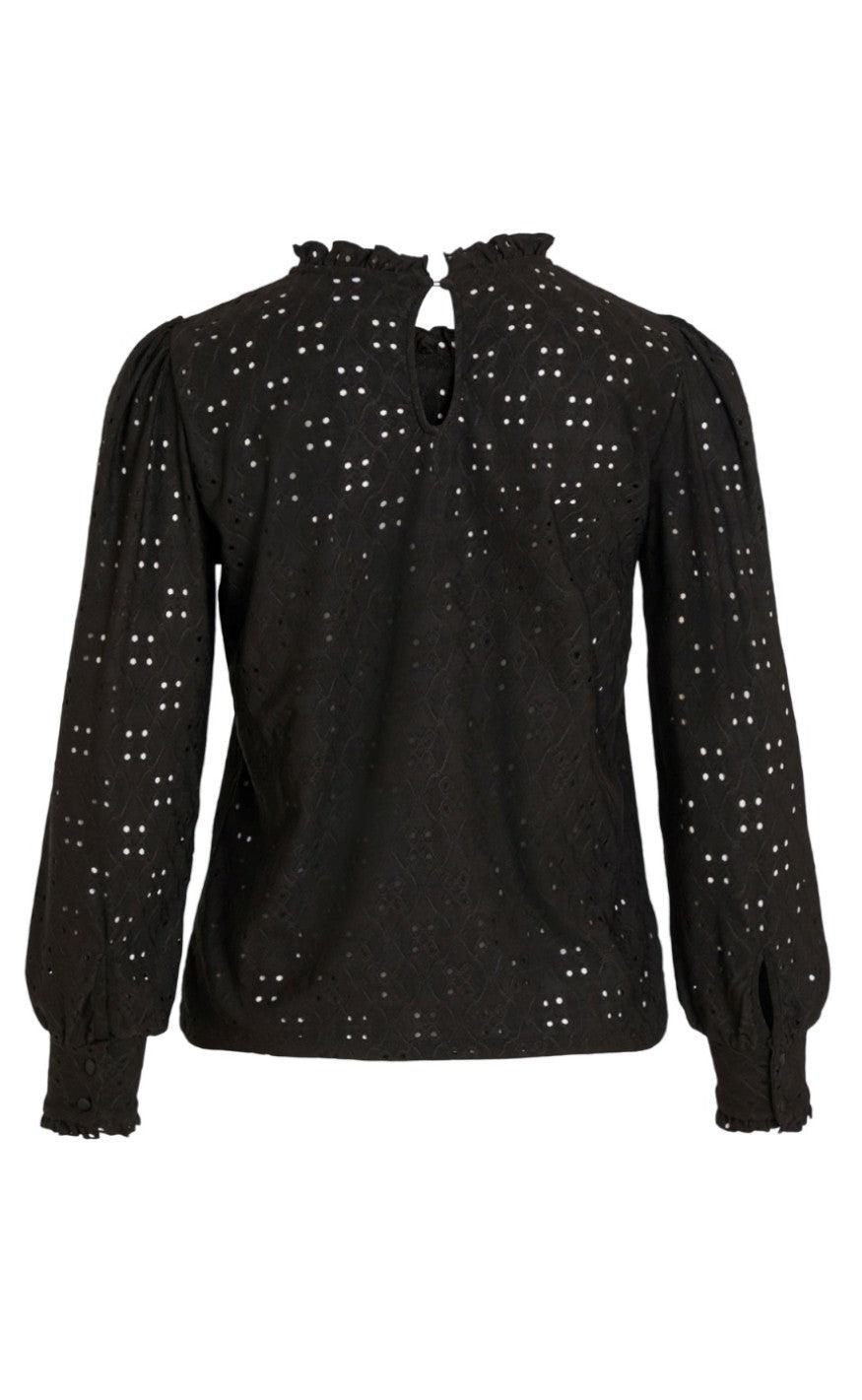 VILA Bluse - Kawa - Black