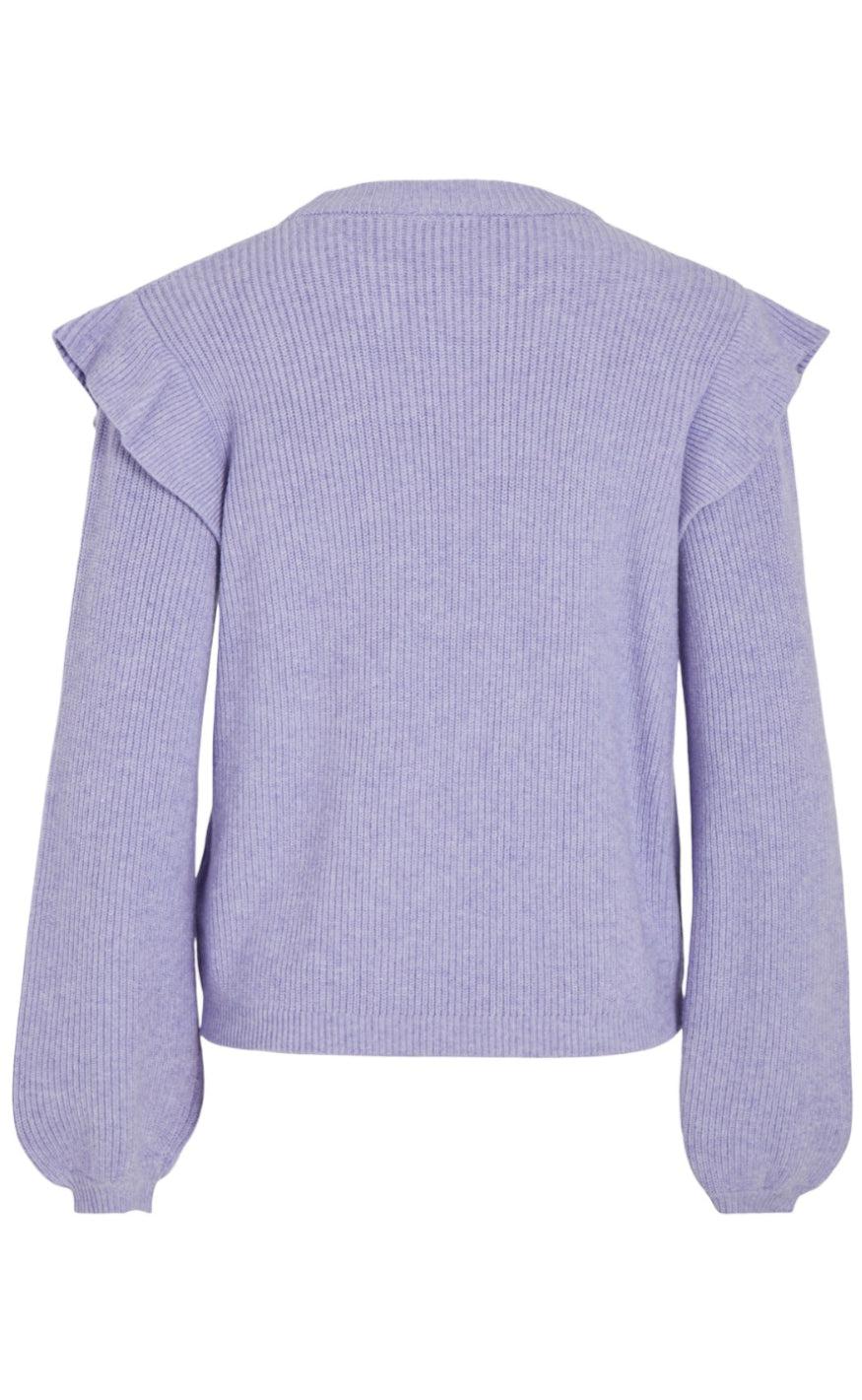 VILA Bluse - Ril Flounce - Sweet Lavender