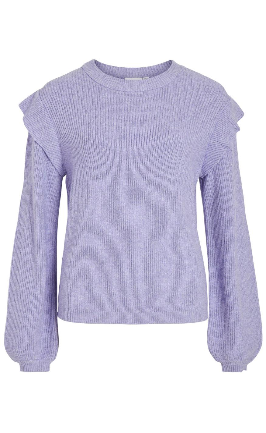 VILA Bluse - Ril Flounce - Sweet Lavender