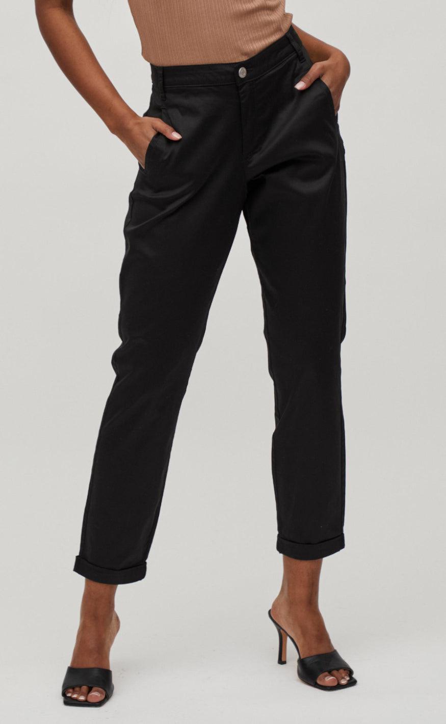 VILA Bukser - Chino - Black