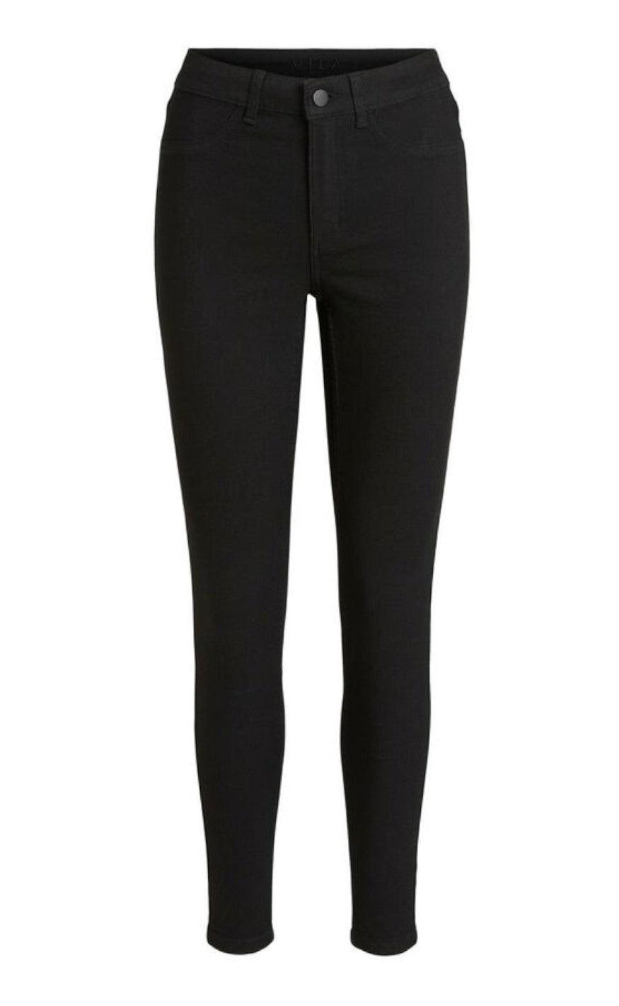 VILA Bukser - Jeggy Ana - Black Denim