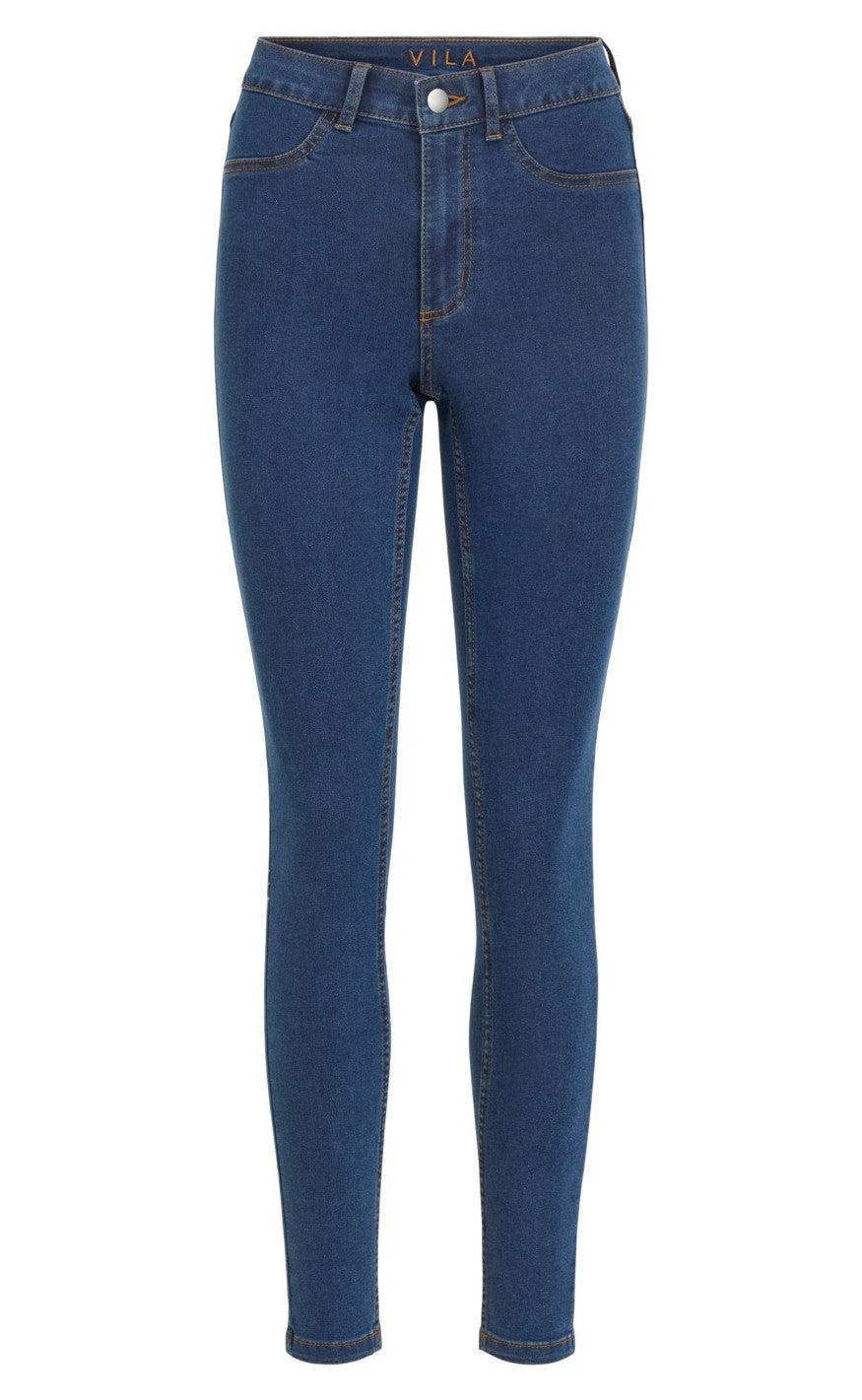 VILA Bukser - Jeggy Ana - Medium Blue Denim