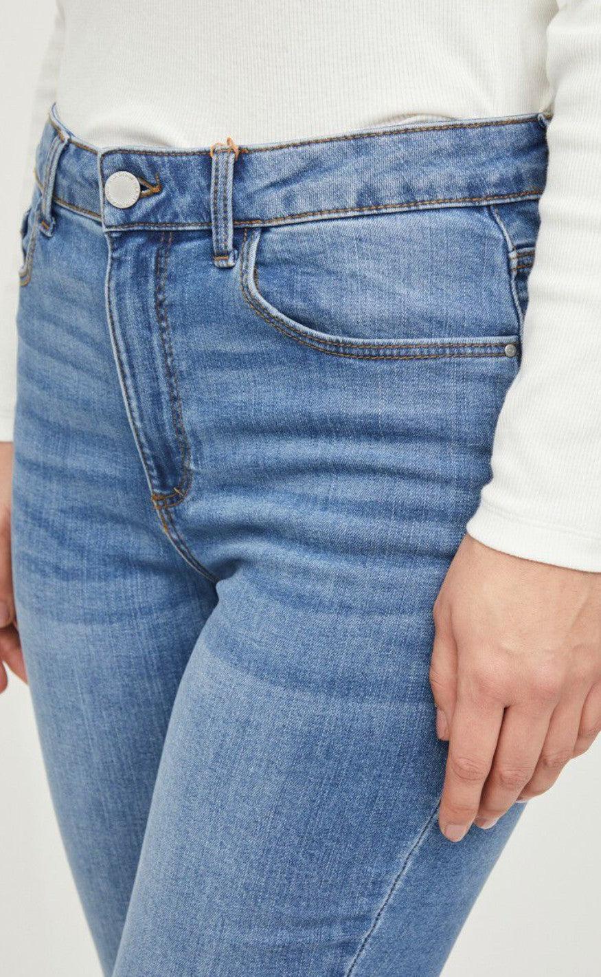 VILA Bukser - Skinnie - Medium Blue Denim