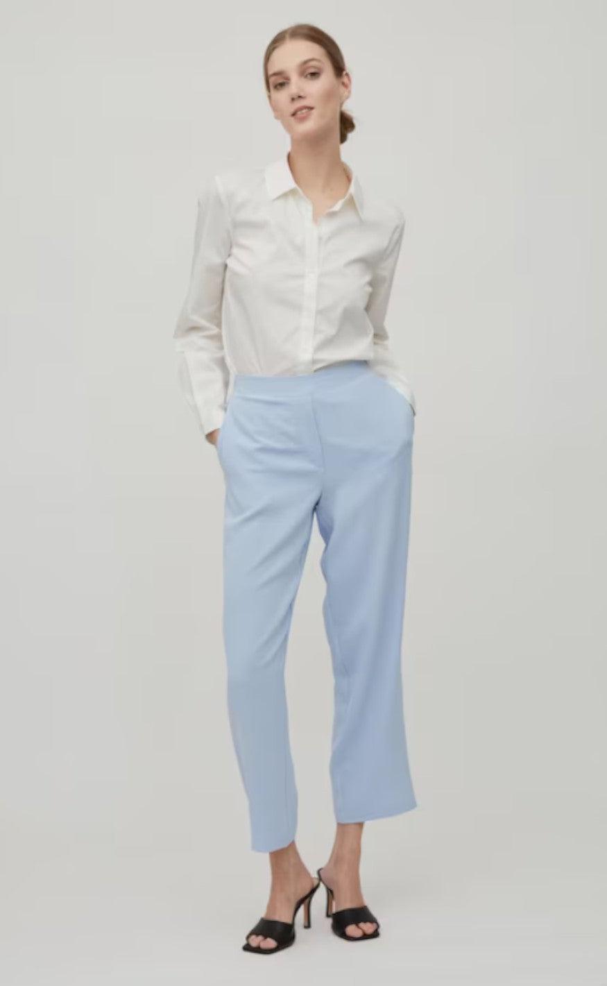 VILA Bukser - Stacie Rasha - Kentucky Blue