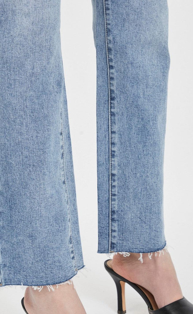 VILA Bukser - Stray Straight Jeans - Light Blue Denim
