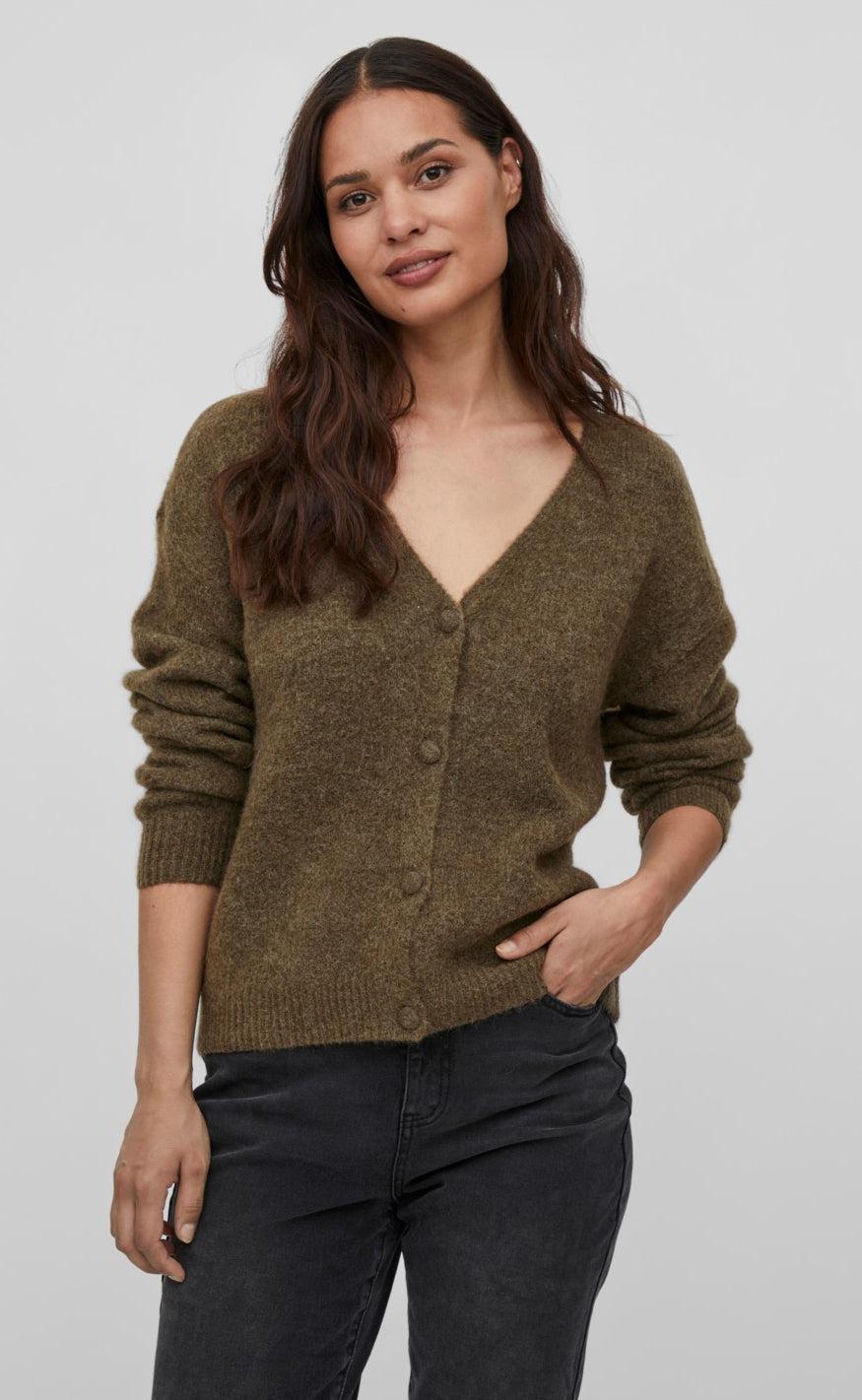 VILA Cardigan - Jamina - Crocodile