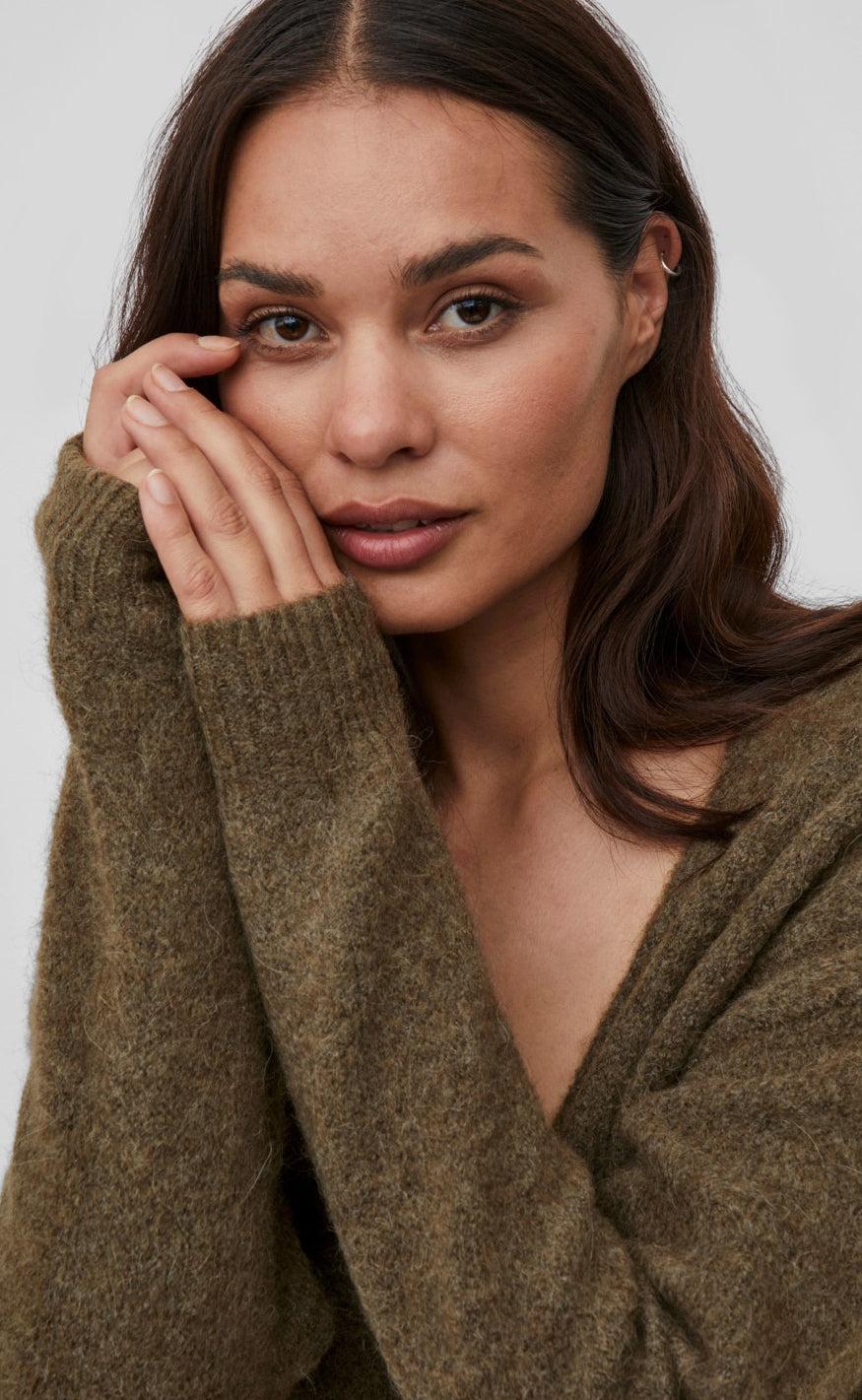 VILA Cardigan - Jamina - Crocodile