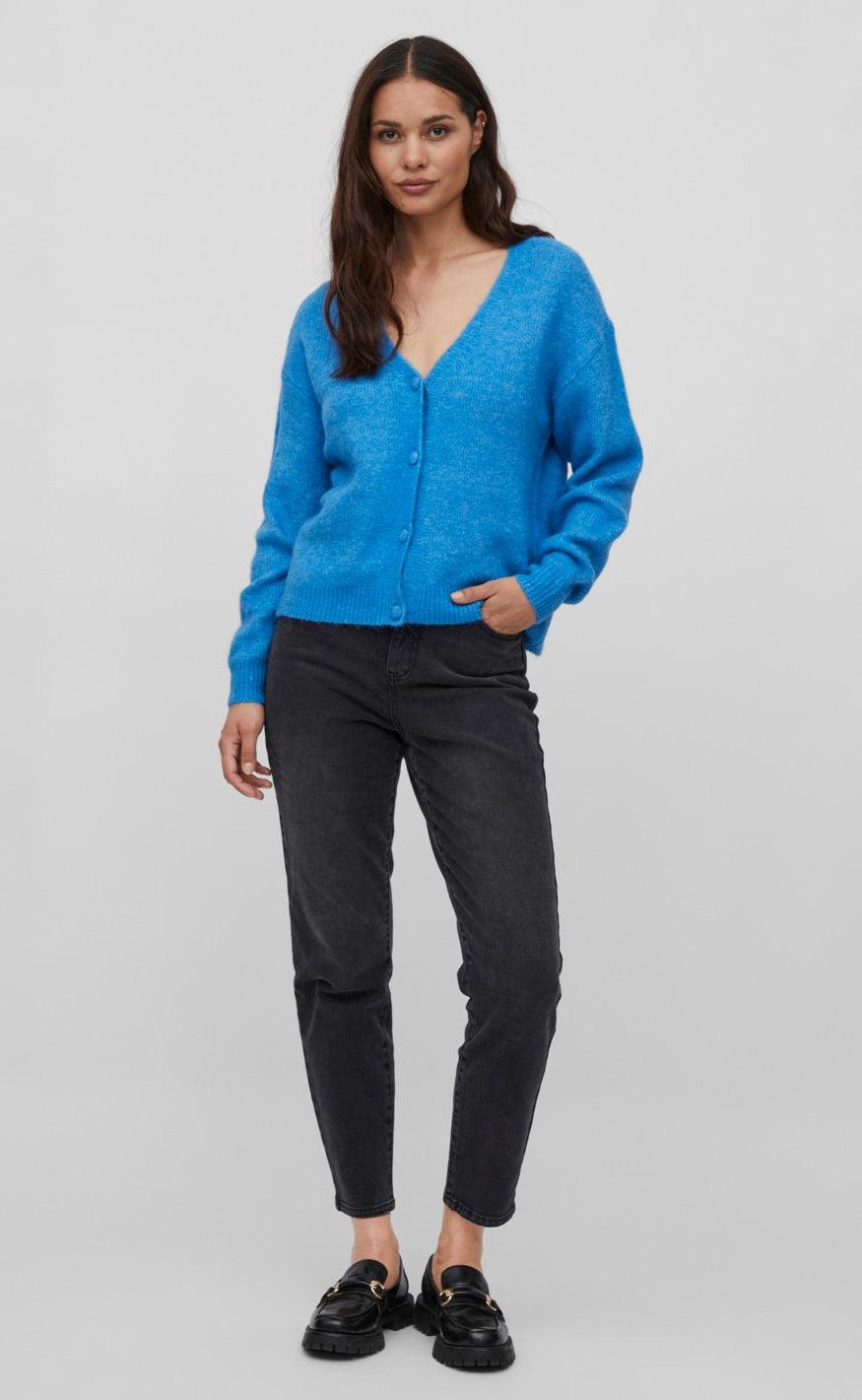 VILA Cardigan - Jamina - French Blue