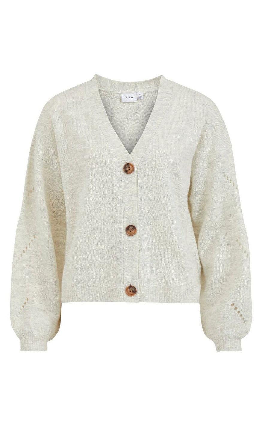 VILA Cardigan - Surili - White
