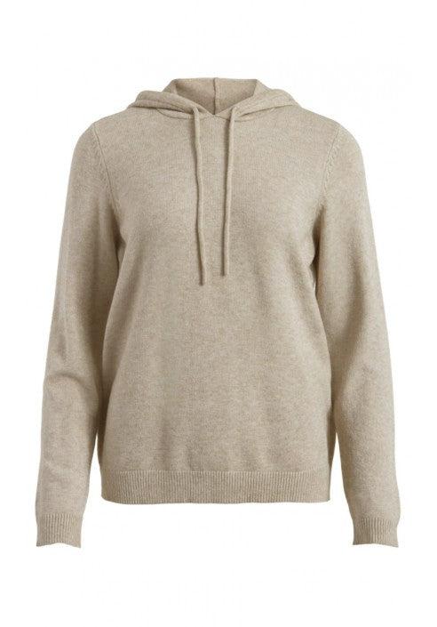 VILA Hoodie - Ril - Natural Melange