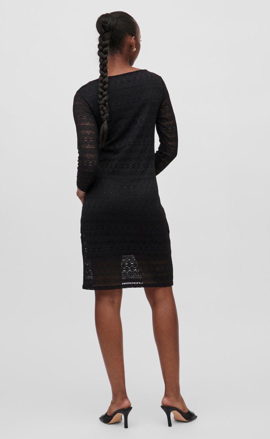 VILA Kjole - Chikka Lace - Black