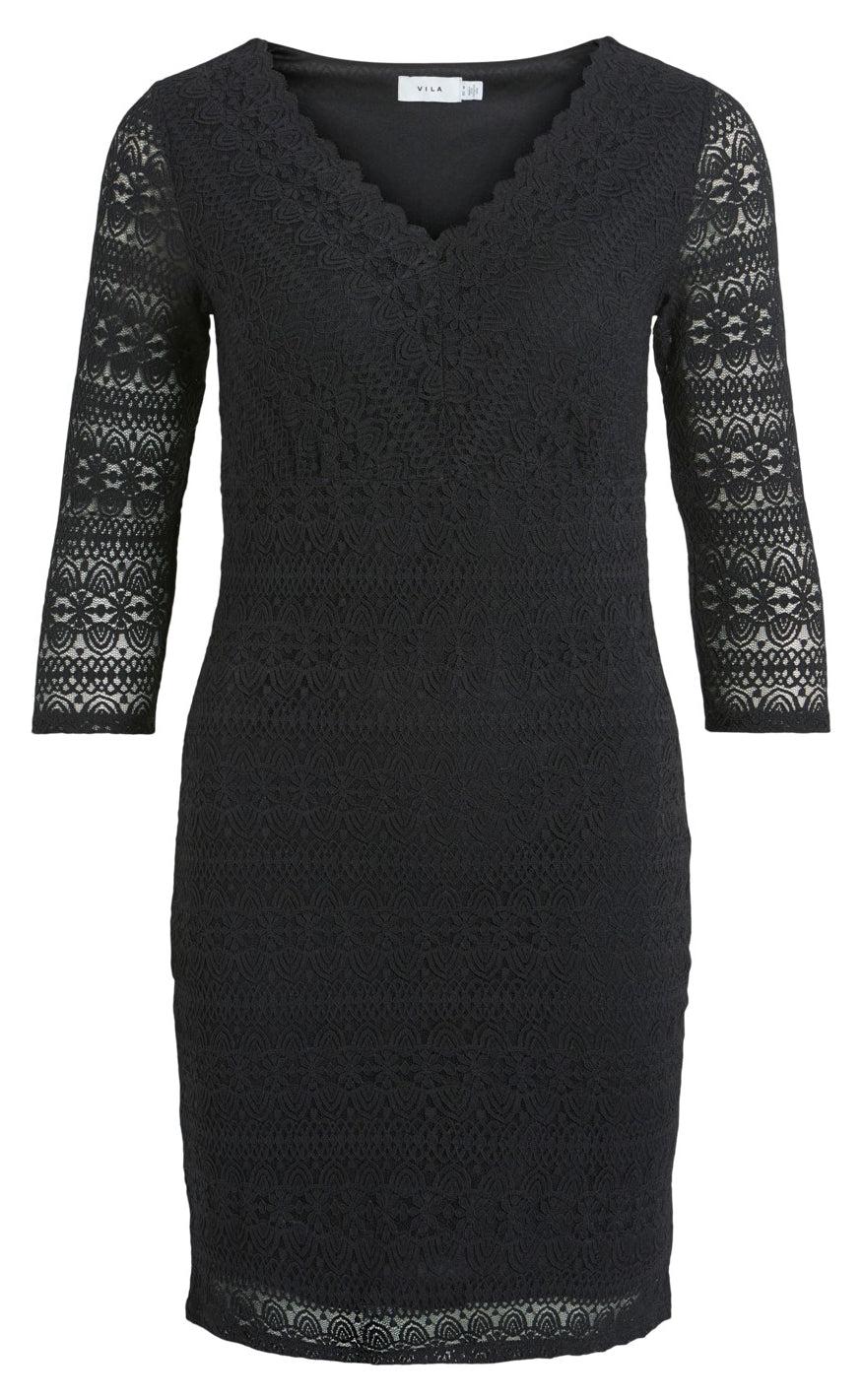 VILA Kjole - Chikka Lace - Black