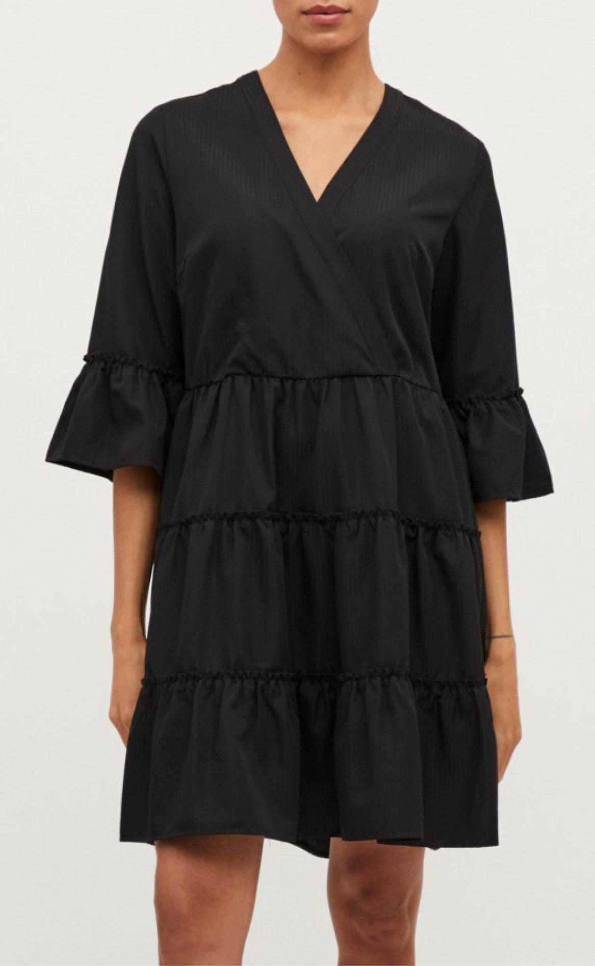 VILA Kjole - Etina - Black