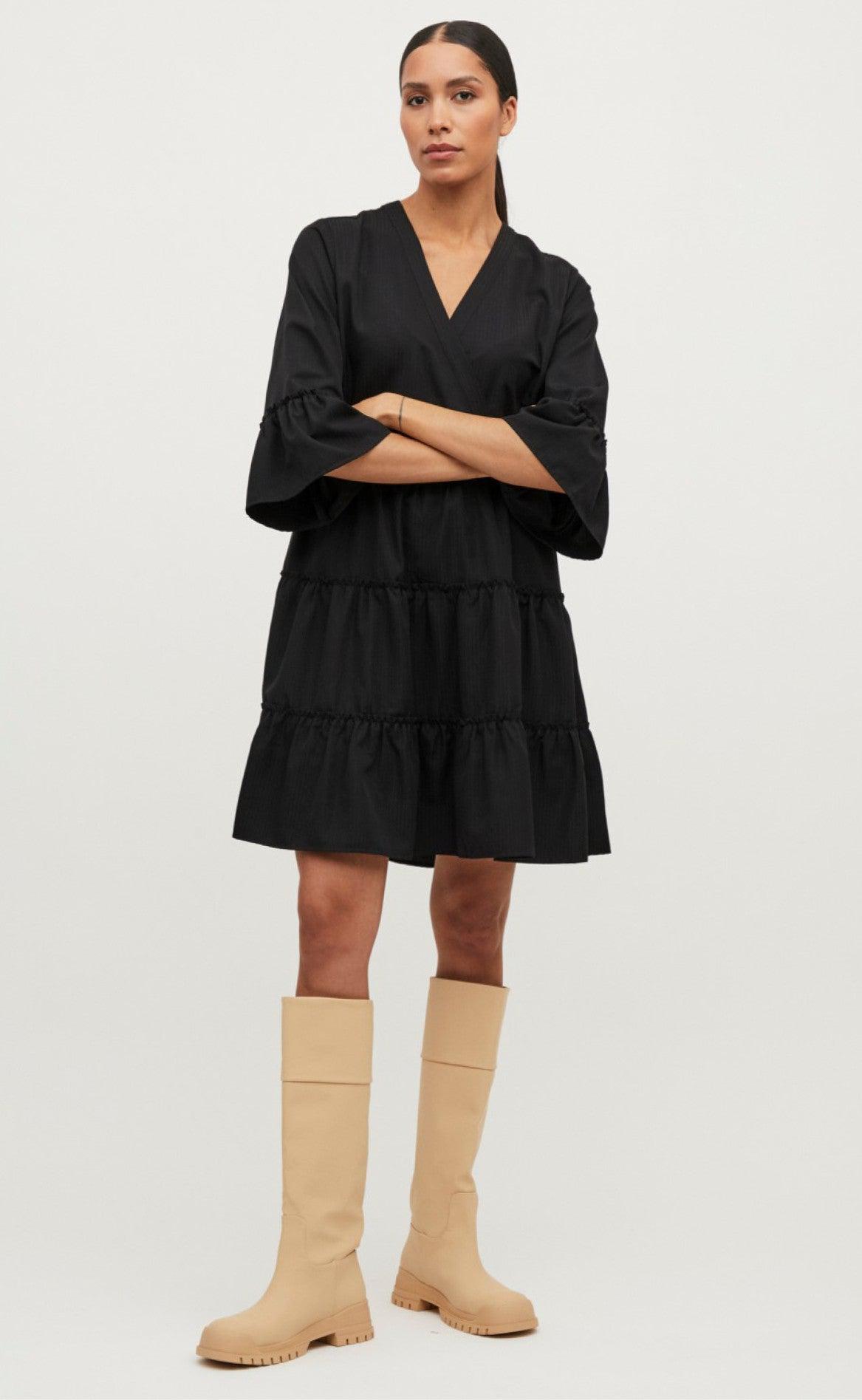 VILA Kjole - Etina - Black