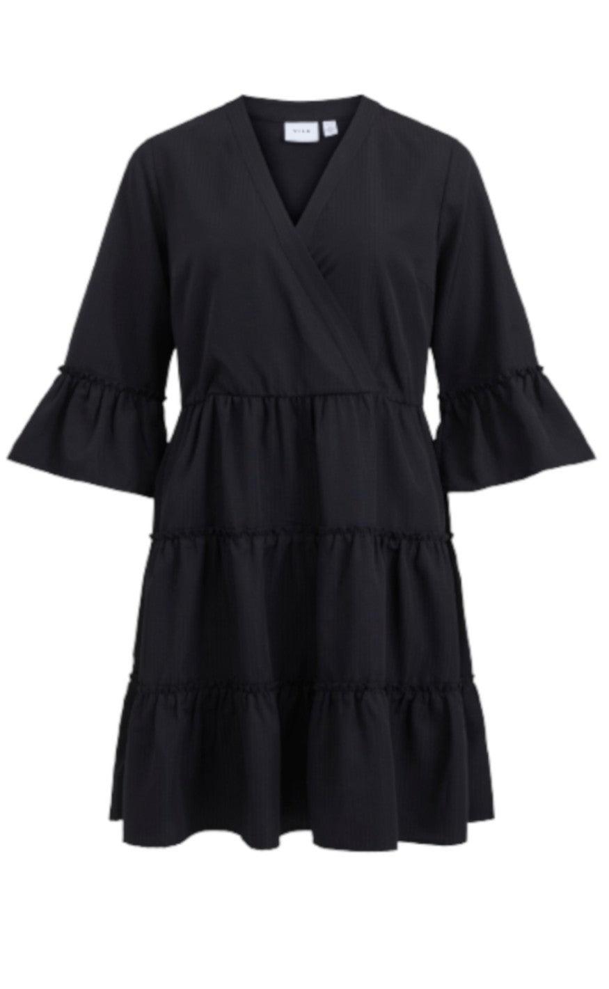VILA Kjole - Etina - Black