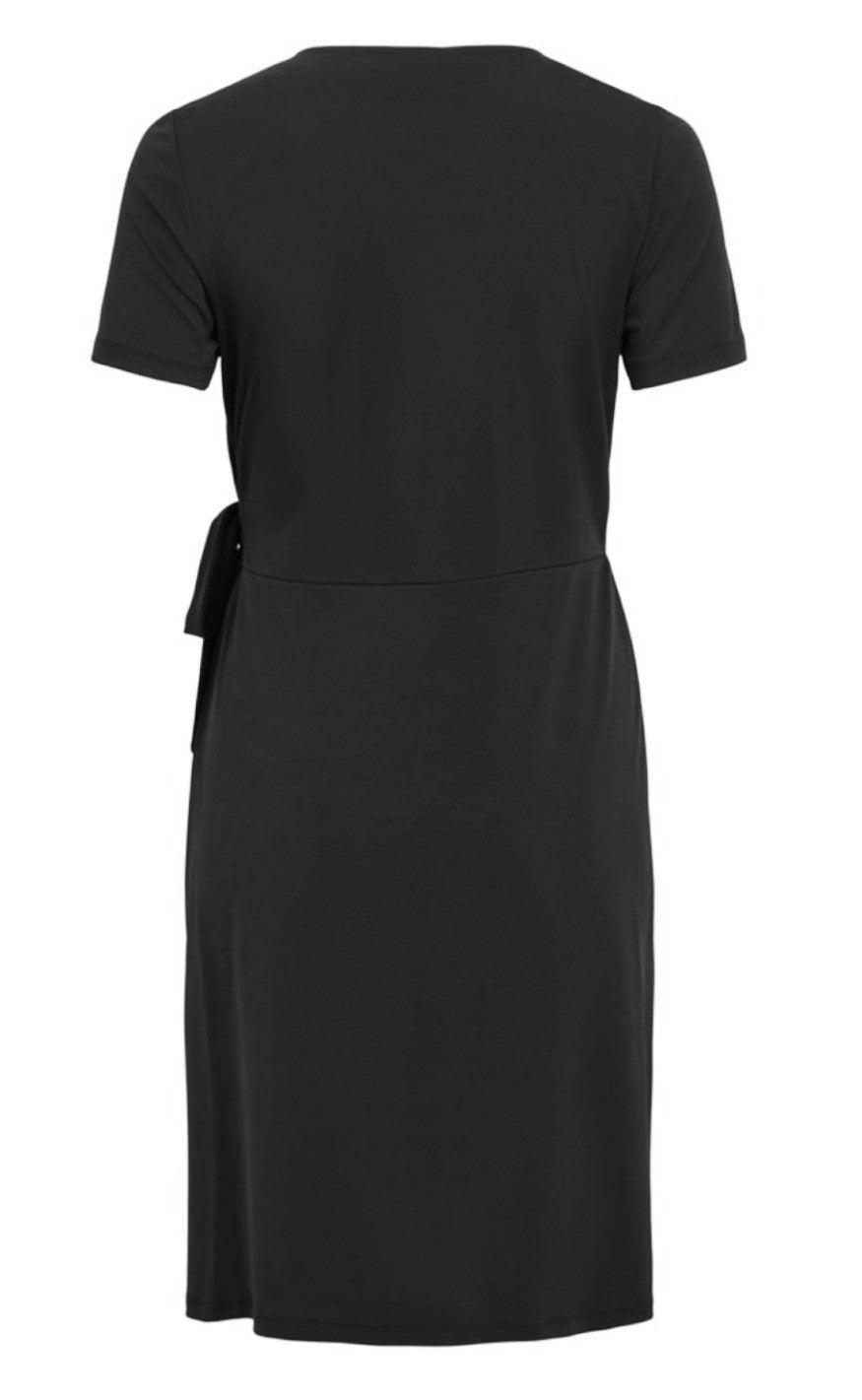 VILA Kjole - Nayeli Knee Wrap - Black