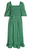 VILA Kjole - Quin - Midnight Navy/Green Bay