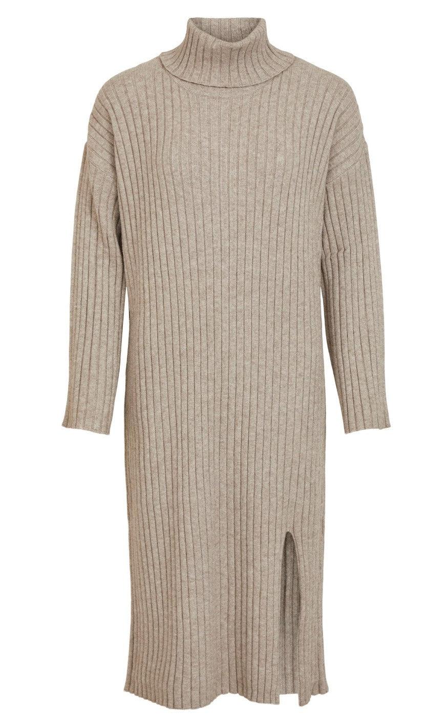 VILA Kjole Rollneck - Ril - Fungi
