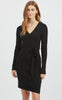 VILA Kjole Wrap - Ril - Black