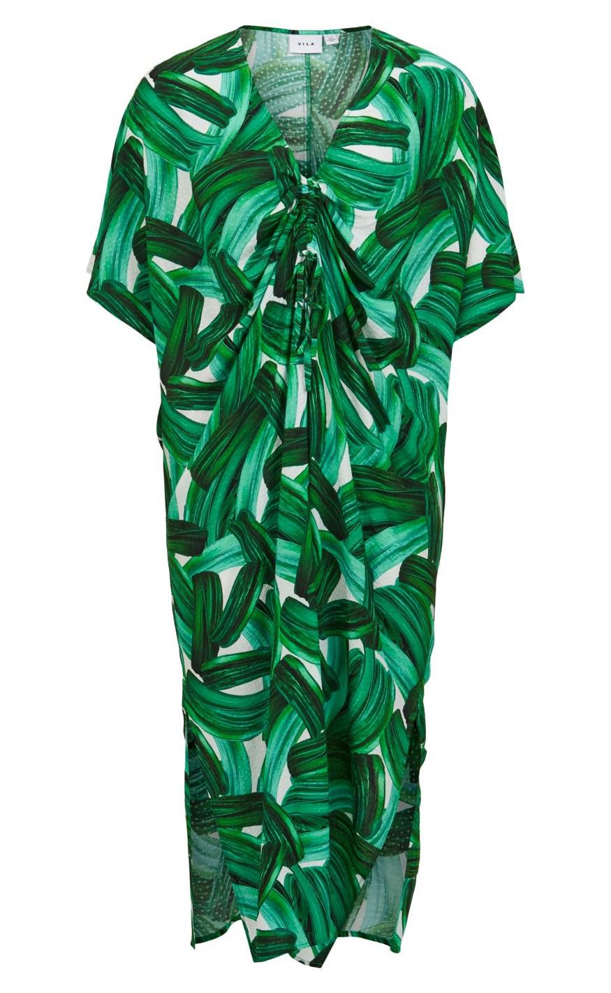 VILA Kjole - Zugina - Emerald