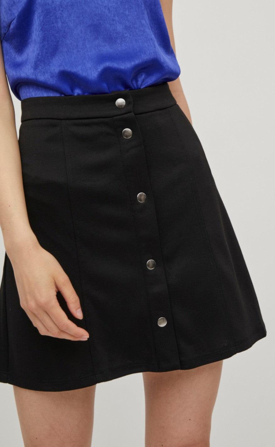 VILA Nederdel - Tuna - Black