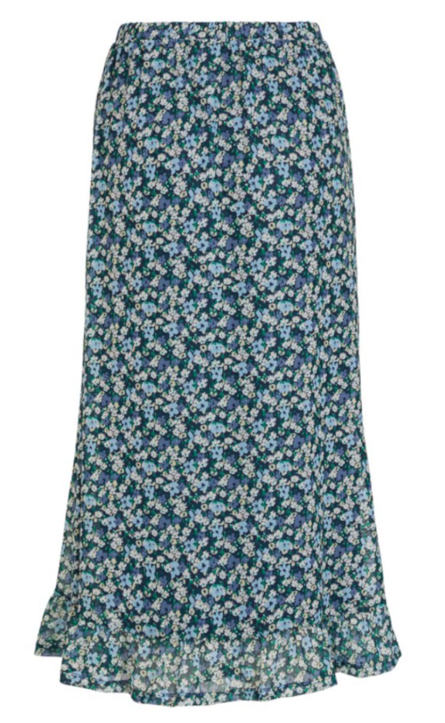 VILA Nederdel - Volette - Navy
