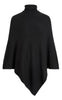 VILA Poncho - Ril - Black