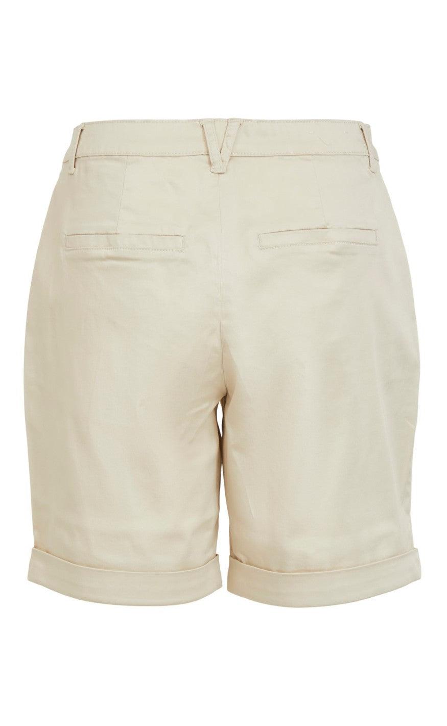 VILA Shorts - Chino - Birch