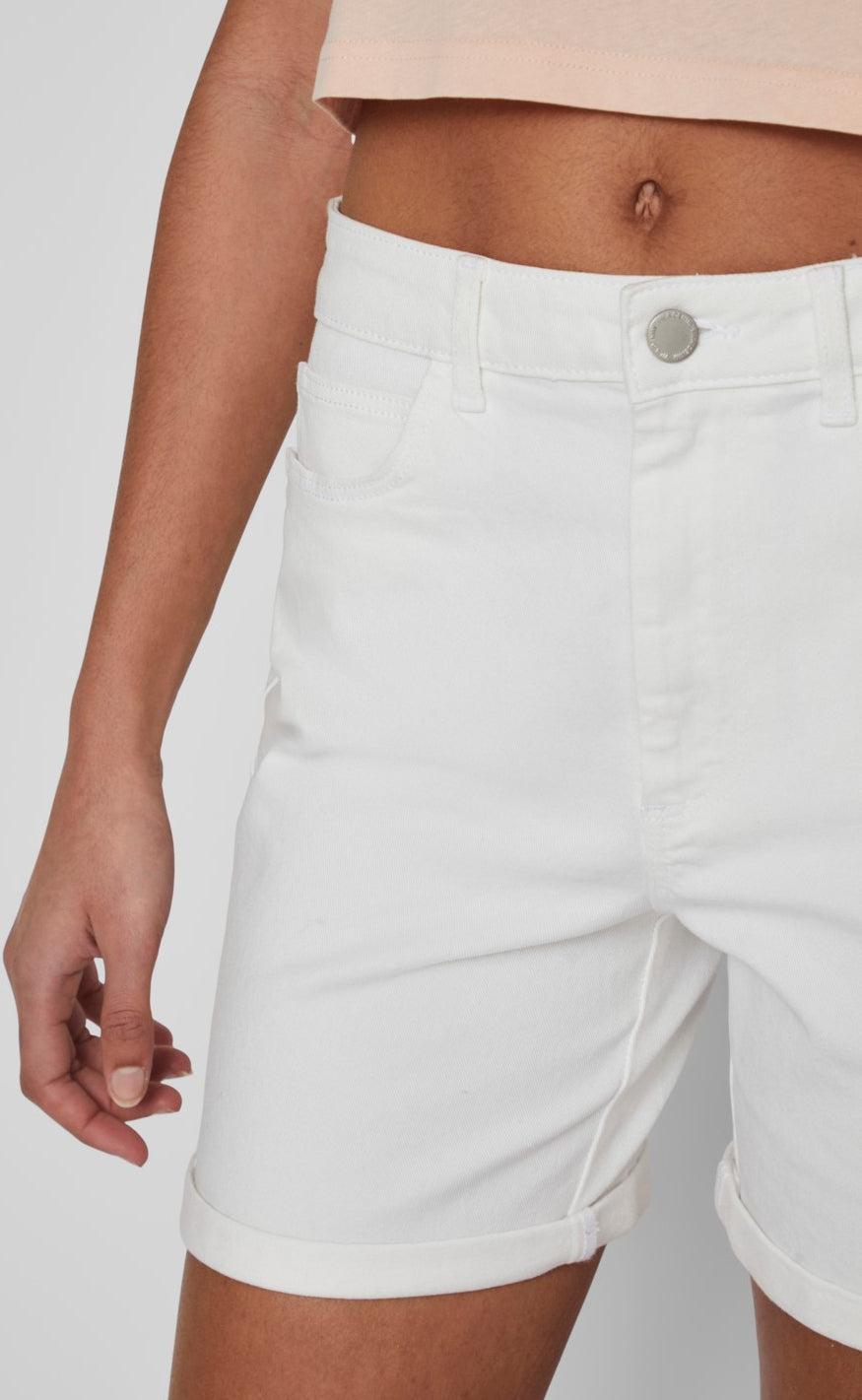 VILA Shorts - Jo - White